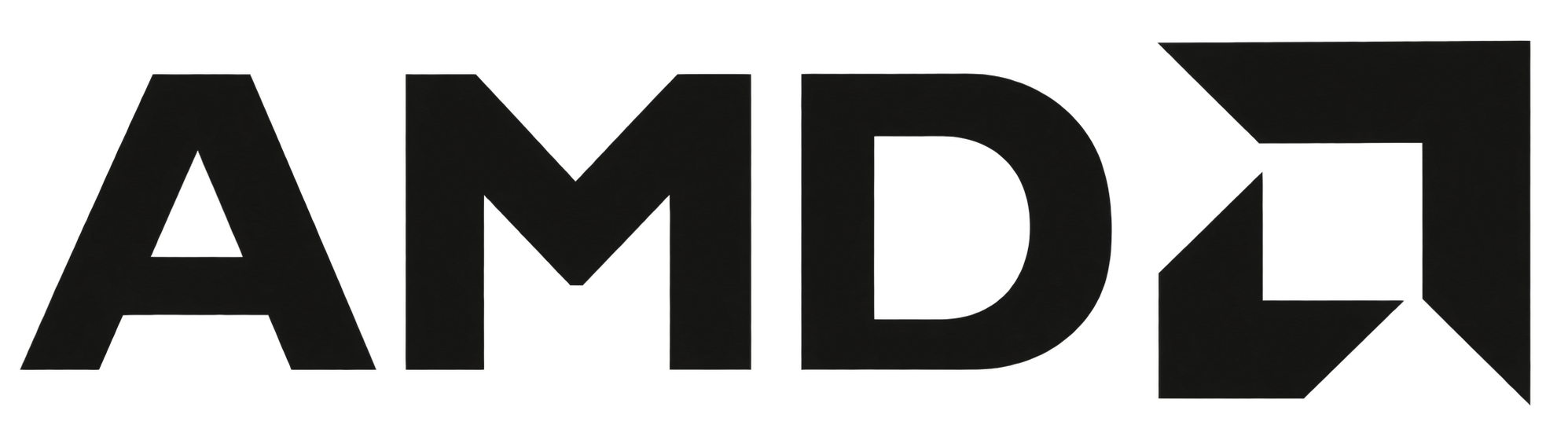 Minimalistowe logo AMD